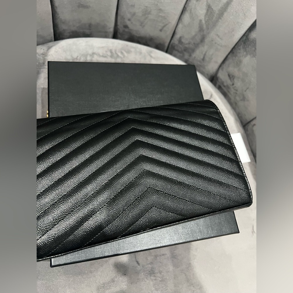 YSL Cassandre Monogram Wallet on Chain quilted black - Picture 11 of 16